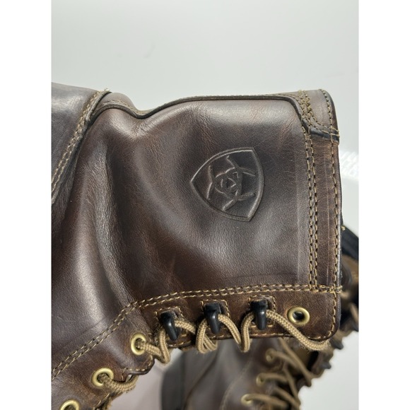 Mens Ariat Heritage Lacer Distressed Brown Leather Boots 32525 Size 10.5D - Picture 7 of 16